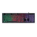 KTnet SL500 LED彩漾遊戲發光鍵盤 懸浮高鍵帽 彩虹燈可控, , large