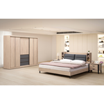 【唯熙傢俱】威尼斯橡木色5尺床箱雙人床台, , large