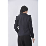 (S) mastina西裝直條紋灰色外套二手衣, , large