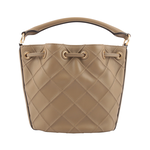 TORY BURCH Fleming  縫線皮革小款水桶包/亞麻棕, , large