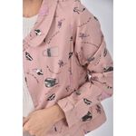(S) liling plue棉質純棉粉色外套二手衣, , large