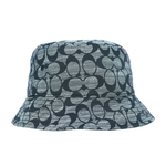 COACH CC Logo Chambray 織布漁夫帽 XS-S/藍色, , large