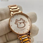 [星晴錶業]COACH手錶,36mm,CH00018白色錶面玫瑰金錶殼玫瑰金色精鋼錶帶款, , large