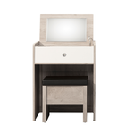 【唯熙傢俱】溫妮淺灰雙色2尺掀鏡化妝台, , large