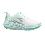 DIADORA迪亞多那 勁速輕量慢跑鞋 女運動鞋 女鞋 透氣 舒適 緩衝 厚底 吸震 回彈 足弓支撐 止滑 白綠 白紅, , large