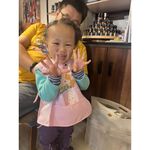 [Kaimei Cotton Industry] Random and excellent, sleeveless children's waterproof bib, reversible, suitable for saliva towels/strips, giraffe style, , large