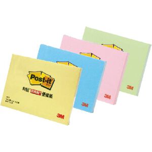 3M 可再貼 657便條紙(多色)藍,  3M 可再貼 657便條紙(多色)藍