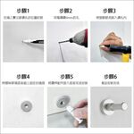 掛勾 鉤子 鋁合金掛勾 衣帽勾 衣鉤 三色 黑色/錏光銀/古銅色 EC077, , large