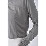 (S) wear to eat修身短版灰色長袖上衣二手衣, , large