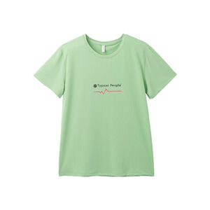 女冰感波浪骨運動上衣-水綠M~2L