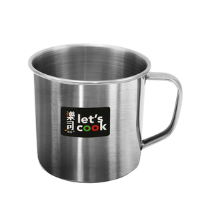 樂司/304不鏽鋼口杯-無蓋-7cm-4入