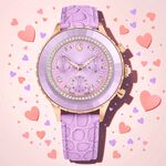 SWAROVSKI 施華洛世奇 Octea Chrono 水晶計時手錶 女錶-37mm(5690804), , large