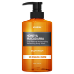 [巨林生化科技]【KUNDAL昆黛爾】HONEY&MACADAMIA Pure Natural Moisturizing Refreshing Body Wash 500ml(ENGLISH ROSE), , large