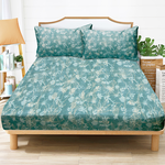 100%純天絲雙人三件式床包組, , large