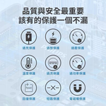 【Leo手機周邊專賣店】PHILIPS飛利浦  自帶三線快充行動電源  / DLP1912CB/96 / 黑色, , large
