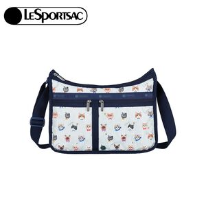 |快速出貨|Lesportsac Deluxe Everyday Bag 奢華斜背包 送禮-晴空貓語