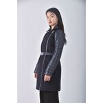 (S) nautica質感羊毛藍色綁帶外套二手衣, , large