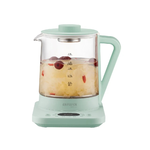 日本AIWA 愛華 1.5L 多功能養生壺AW-KC150 沐青(蒸籠/養生壺/美食鍋/燉盅/煮茶器)一鍵智慧料理｜12 種模式全自動完成, , large