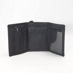【YUN JOIN】 Denim nylon tri-fold short clip, , large
