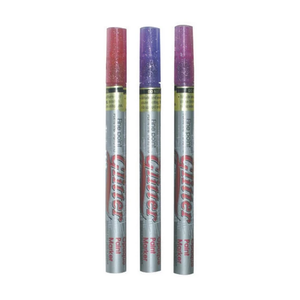 【MBS 萬事捷】1.5mm 金蔥細字油漆筆 Glitter 3色可選 12支/盒 160S  -  紫色