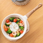 【HANAKO】Japan 6-Layer Ceramic Nonstick Frying Pan 20cm (Compatible with IH & Gas Stoves / Fast Heating & Easy to Clean / Lightweight Design), , large