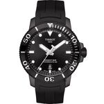 TISSOT 天梭 Seastar 海洋之星陶瓷潛水機械錶-PVD/43mm T1204073705100, , large