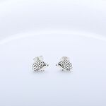 【Angel & Me】Cute Hedgehog s925 sterling silver earrings Birthday gift, , large