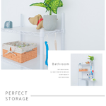 【Y HOUSE】Toilet rack, storage rack, shelf, painted shelf - black, , large