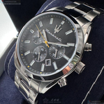 [星晴錶業]MASERATI手錶,42mm,R8853151010黑色錶面銀錶殼銀色精鋼錶帶款, , large