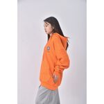 (F) another質感連帽橘色長袖上衣二手衣, , large