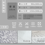 ［熊棉］天絲豪華記憶床墊｜動感格調5尺｜, , large