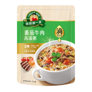 Great Day Tomato and beef congee