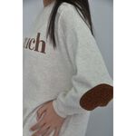 (XL) by pink韓牌字母灰色長袖上衣二手衣, , large