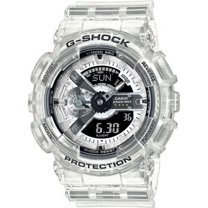 CASIO 卡西歐 G-SHOCK 40周年透明限量版透視機芯手錶 GA-114RX-7A