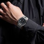 CITIZEN 星辰 TSUYOSA 七彩限定 情人節推薦款 青春撞色機械錶-耀石黑 NJ0151-53E, , large