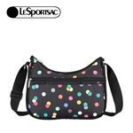 |快速出貨|Lesportsac Classic Hobo 經典斜背包/ 圓點漂浮氣球 黑色, , large
