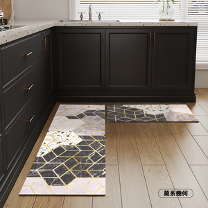 Buy big and get small new technology instant water-absorbent and oil-proof leather soft floor mat