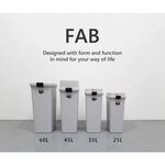 【this-this】日本TONBO｜FAB系列下壓(按壓)式垃圾桶35L, , large