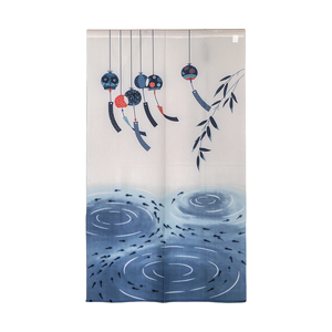 針織長門簾-85x150cm-日式風鈴-2條