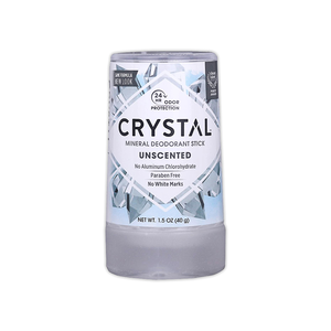 [日日好物]美國CRYSTAL-長效淨味約24小時礦物鹽身體固體除臭棒-無香款40g/條(晶燦綺肌長效體香石,運動汗味腋下狐臭消臭石,出國旅行體香膏)