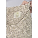 (S) peace dove小香風氣質圓領白色長袖上衣二手衣, , large