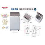 SHARP 13KG Inverter No-Hole Drum Washer ES-ASG13T, , large