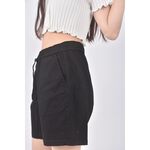 (XL) h essential高腰質感棉質黑色短褲二手衣, , large