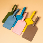 TRAVELMAR Travel Leather Luggage Tag-Mist Blue, , large