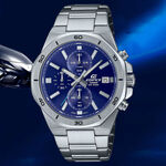 CASIO 卡西歐 EDIFICE 八角運動計時手錶 EFV-640D-2AV, , large