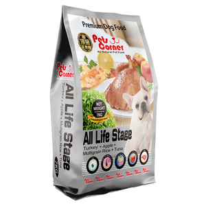 【Pets Corner 沛克樂】頂級天然犬食7kg-火雞肉+蘋果+鮮鮪魚(小顆粒)