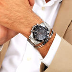 MASERATI 瑪莎拉蒂 Competizione時尚型男手錶手鍊套組-42mm R8873600001, , large