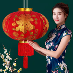 Lantern Fuman Caiwang 2 into 2 groups with a diameter of 55cm #501, , large