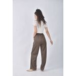 (S) 【安于晴Charlene私服】高腰質感西裝收腰棕色長褲二手衣, , large