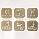 sOlac SD-1000 PRO 國際電壓高速負離子吹風機 負離子吹風機 吹風機 (白金色), , large